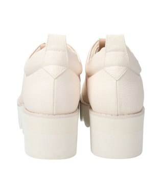 Bridget Birkin 【Round About】甲ゴムヒールアップスニーカー ホワイト