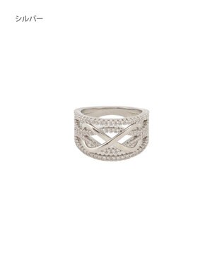 MOONBAT Luna Luce(ルナルーチェ)スカーフリング Pave Setting パヴェセット お手持ちのスカーフを通すだけ ギフト シルバー