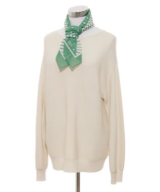 MOONBAT 【洗える/日本製】MACKINTOSH PHILOSOPHY チェックロゴ コットンスカーフ 65cm×65cm グリーン