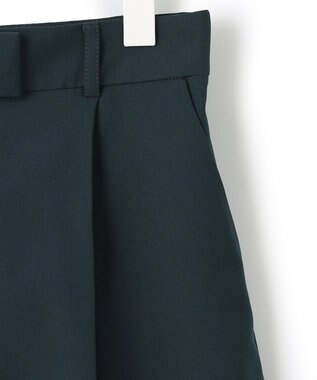 ICB 【洗える】 ウールマットウース ショートパンツ パイングリーン系