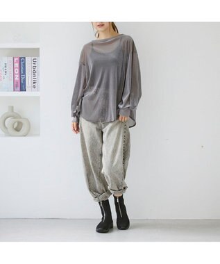 MODE ET JACOMO <carino>フロントジップニットブーツ ブラック