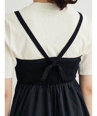 Green Parks ・ＥＬＥＮＣＡＲＥ　ＤＵＥ　イソザイキリカエキャミワンピ Black