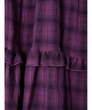 Green Parks ・Ｐｅｔｉｔ　Ｆｌｅｕｒ　フリルティアードキャミワンピ Purple