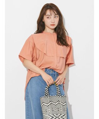 AMERICAN HOLIC フロントフリルブラウス Orange