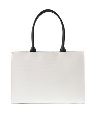 Maison de FLEUR ロゴ刺繍キャンバストートバッグ Black