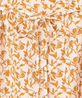 Feroux フラワープリント スカート ホワイト系1