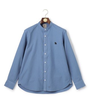 J.PRESS MEN バックブルバンドカラーシャツ サックスブルー系