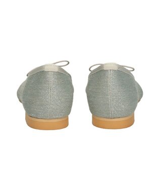 Bridget Birkin 【Bridget Birkin】ポインテッドリボンバレエシューズ シルバー雑材