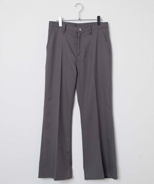 WEGO 【ユニセックス着用ITEM】ルーズフィットフレアトラウザー グレー
