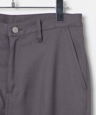 WEGO 【ユニセックス着用ITEM】ルーズフィットフレアトラウザー グレー