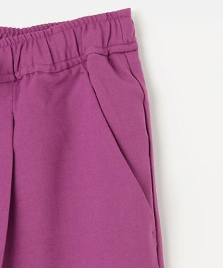 ANY 【接触冷感・UVケア】イージーケア美脚 パンツII パープル