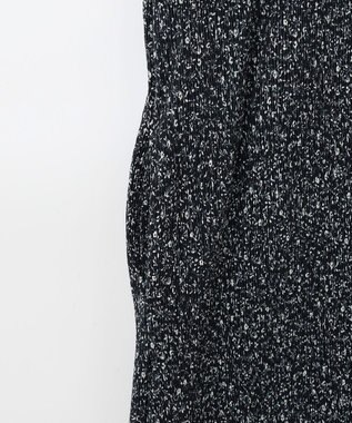 ANY 【2SET/洗濯機可】フリルスリーブTシャツ×シャーリングキャミワンピースセット ブラックベース