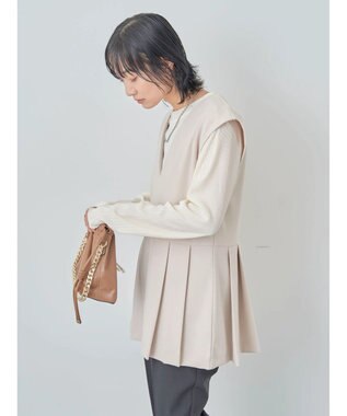 Green Parks ・Ｐｅｔｉｔ　Ｆｌｅｕｒ　サイドプリーツベスト Ivory