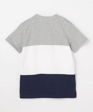 J.PRESS KIDS 【140-170㎝】トリコロール 半袖Ｔシャツ ライトグレー系