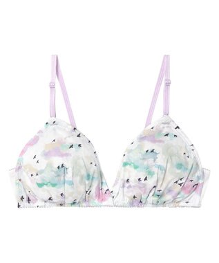 une nana cool MADE WITH LIBERTY FABRIC 【綿混】ノンワイヤーブラ PU