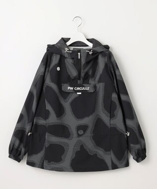 PW CIRCULUS 【WOMEN】プリント ウエスト2WAY アノラック ゴルフウェア レディース ブラック系5