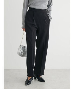 Green Parks ・Ｐｅｔｉｔ　Ｆｌｅｕｒ　タックテーパードパンツ Black