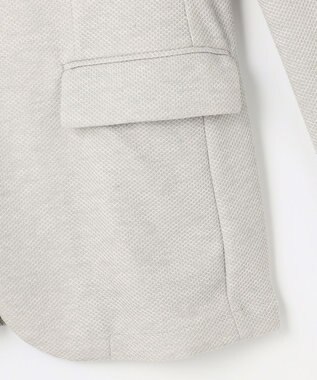 JOSEPH ABBOUD 【キングサイズ・JAPANファブリック/軽量/ジャージー素材】 サマージャージージャケット ライトグレー系