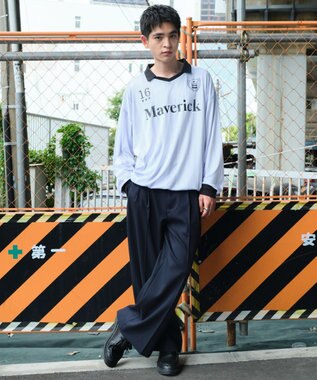 WEGO ドロストゲームロゴT（LS） 柄1