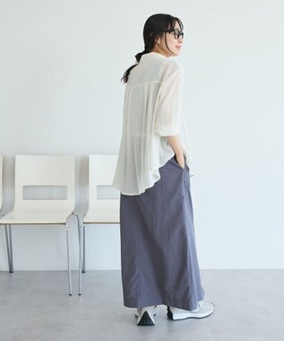 CRAFT STANDARD BOUTIQUE ヴィンテージボイルタックフレアシャツ Off White