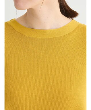 Green Parks 推しニット　フレンチスリーブニットプルオーバー Yellow