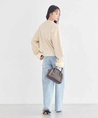 earth music&ecology フェイクレイヤードカーディガン Ivory