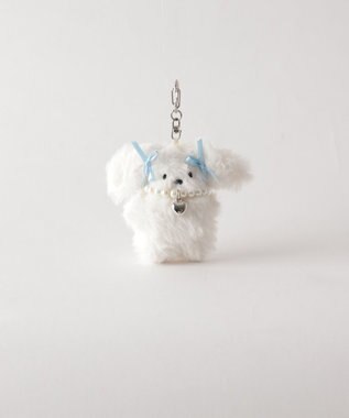 WEGO ぷりりんわんこぬいぐるみキーホルダー ブルー