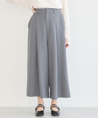 earth music&ecology クロップドパンツ Gray