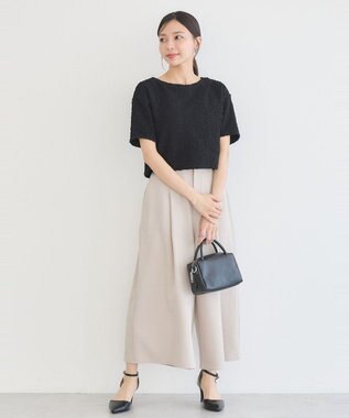 earth music&ecology クロップドパンツ Beige