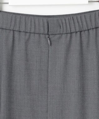 自由区 【洗える】TWラチネストレッチフレア スカート グレー