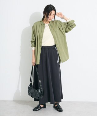 CRAFT STANDARD BOUTIQUE 花柄レースシャーリングプルオーバー Ivory