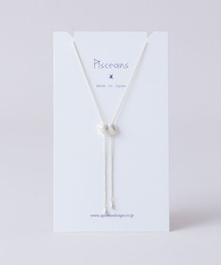 Pisceans クラウドスライドネックレス マットシルバー