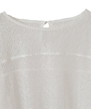 CRAFT STANDARD BOUTIQUE レースワイドTブラウス Black