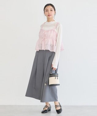 earth music&ecology クロップドパンツ Gray