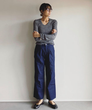 woadblue ＜坪田あさみさんコラボ＞EMMA エマ デニムパンツ