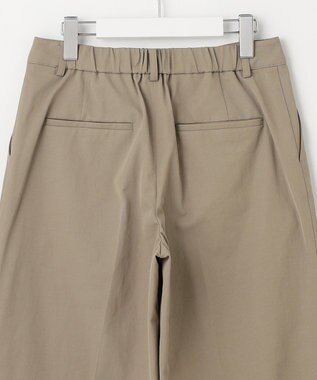 J.PRESS LADIES S 【洗える・吸水速乾】コットン麻シェルドライ クロップド パンツ カーキ系