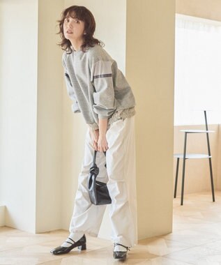 AMERICAN HOLIC ドロストライン切替ポンチプルオーバー Light Gray Mixture