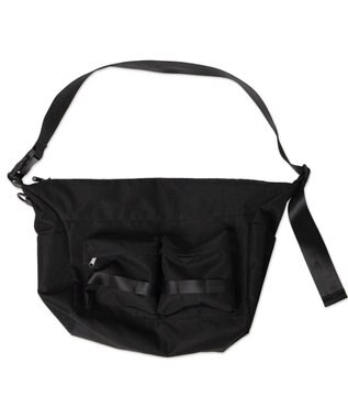WEGO 【ユニセックス着用ITEM】立体ポケットBIGショルダー ブラック