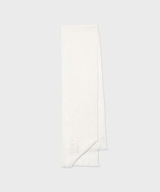 Paul Smith ダブルフェイス カシミヤ ドビー スカーフ オフホワイト