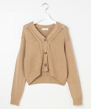 Feroux ゆるニット カーディガン ベージュ系