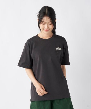 OP／FILA 【Kappa】バックグラフィック Tシャツ ブラック