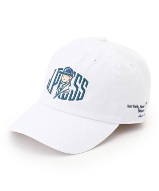 J.PRESS MEN 【AaronChang】【UNISEX】コットンツイル ベースボールキャップ ホワイト系