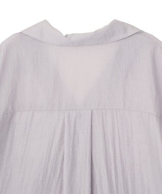 CRAFT STANDARD BOUTIQUE シアーオープンカラーシャツ Light Purple