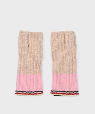 Paul Smith リブニット グローブ ベージュ