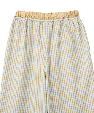 CRAFT STANDARD BOUTIQUE サッカーチェックイージーパンツ Light Blue