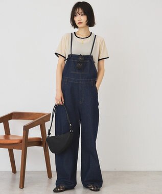 AMERICAN HOLIC シアーベロア配色プルオーバー Ivory