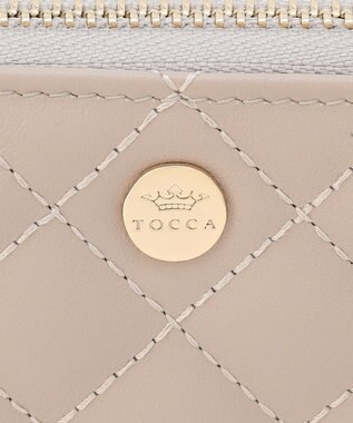 TOCCA TRACE PAVE LONG WALLET 長財布 ベージュ系