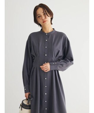 Green Parks ・ＥＬＥＮＣＡＲＥ　ＤＵＥ　ウエストタックワンピース Charcoal Gray