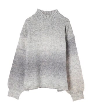 Green Parks グラデーションニットプルオーバー Gray