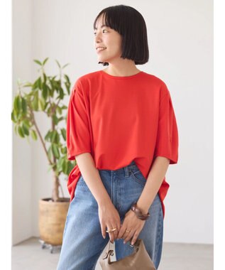 AMERICAN HOLIC 接触冷感袖コンシャスカットプルオーバー